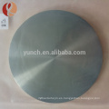 Tornillo de cabeza grande personalizado y disco de titanio plano de alta calidad